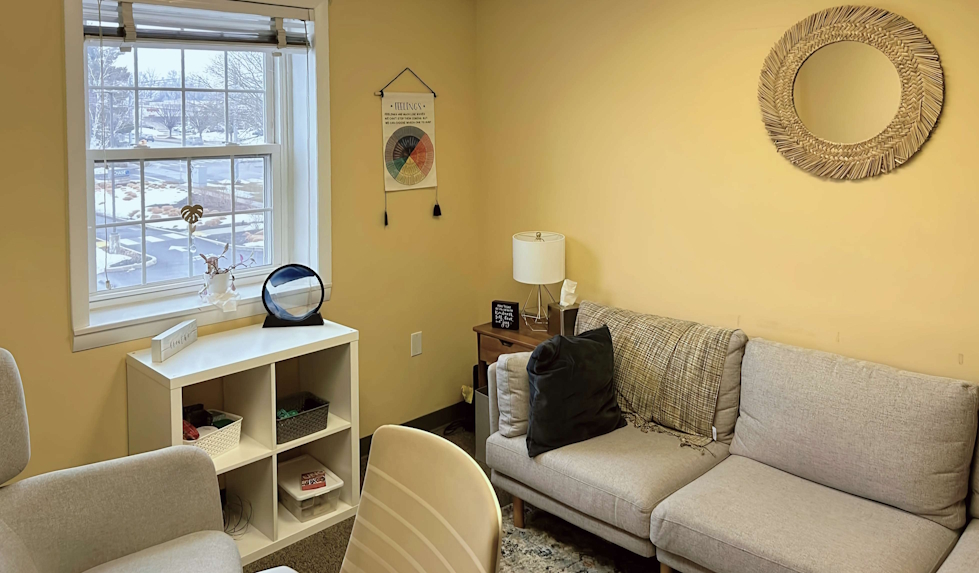 image of brittany's current office layout